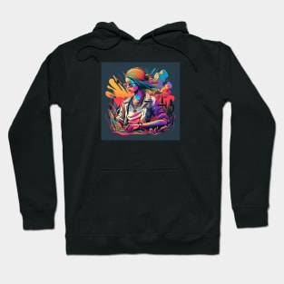 Blazeburner Futurism Character Art Hoodie